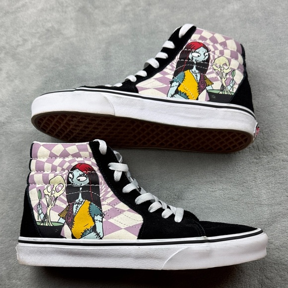 Vans X Disney Sk8-Hi Sally's Potion Nightmare Men 6.5 Women 8 Unisex Excellent - Picture 1 of 6